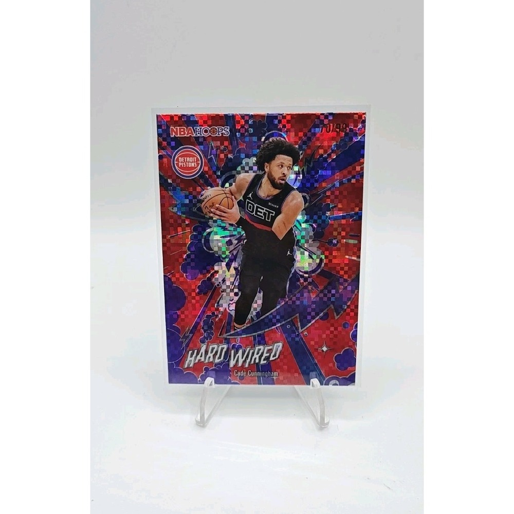 2026 Topps NBA Hoops Hard Wired HW-12 Cade Cunningham Pistons #'D /99